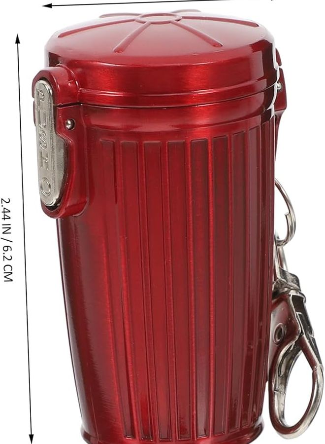 علبة سجائر محمولة مع غطاء مقاوم للماء وعنوان سلسلة مفاتيح للسفر الخارجي والتخييم في السيارة - Image 2